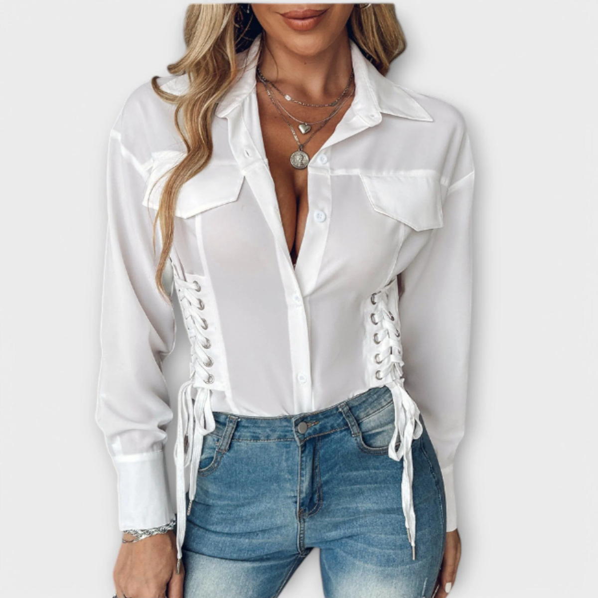 Natalie - Blusa de Manga Larga