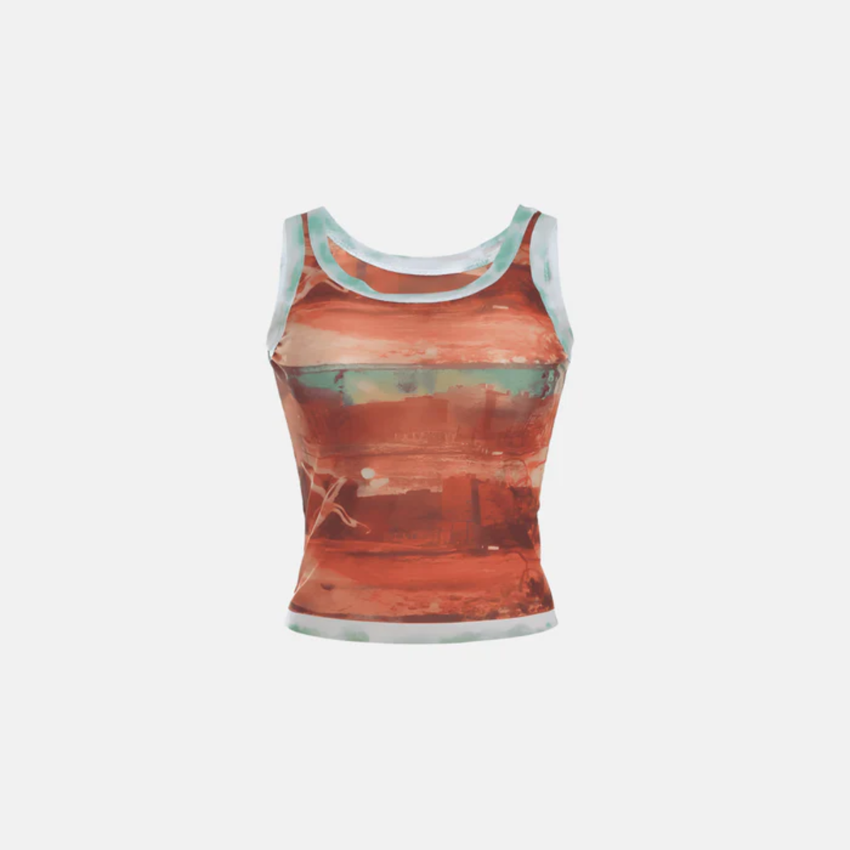 Camiseta sin mangas Atardecer