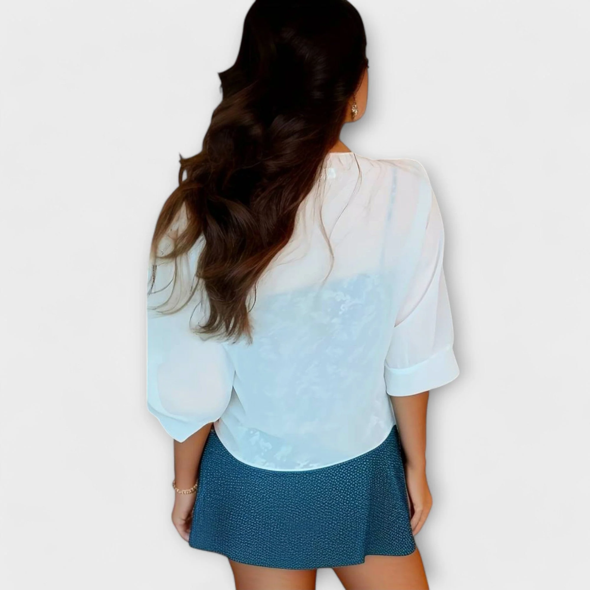 Olivia - Blusa con Frente Abierto
