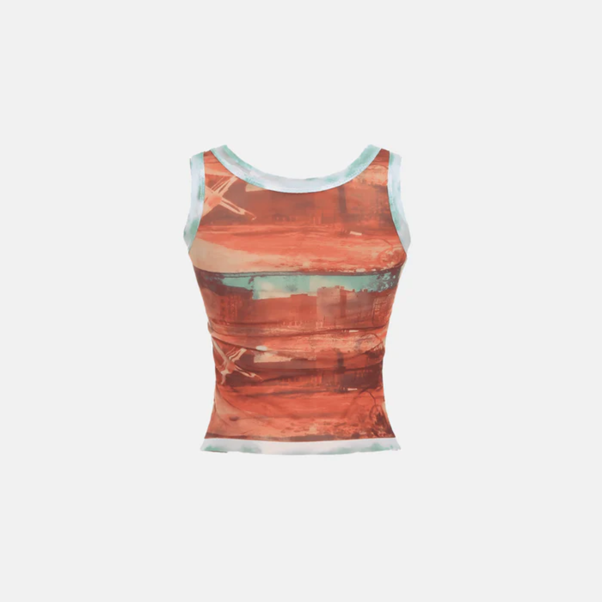 Camiseta sin mangas Atardecer