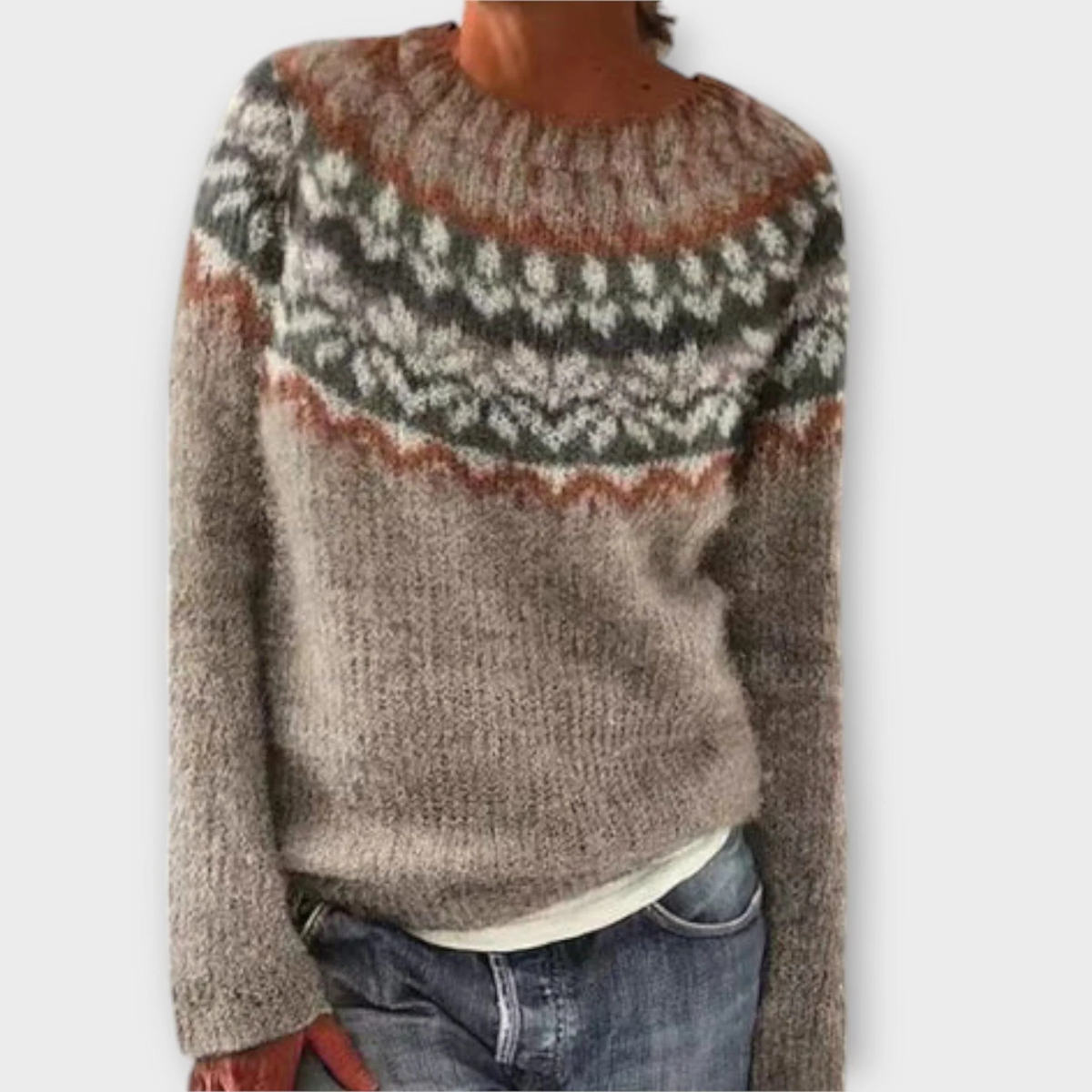 Suéter de Punto Vintage para Mujer