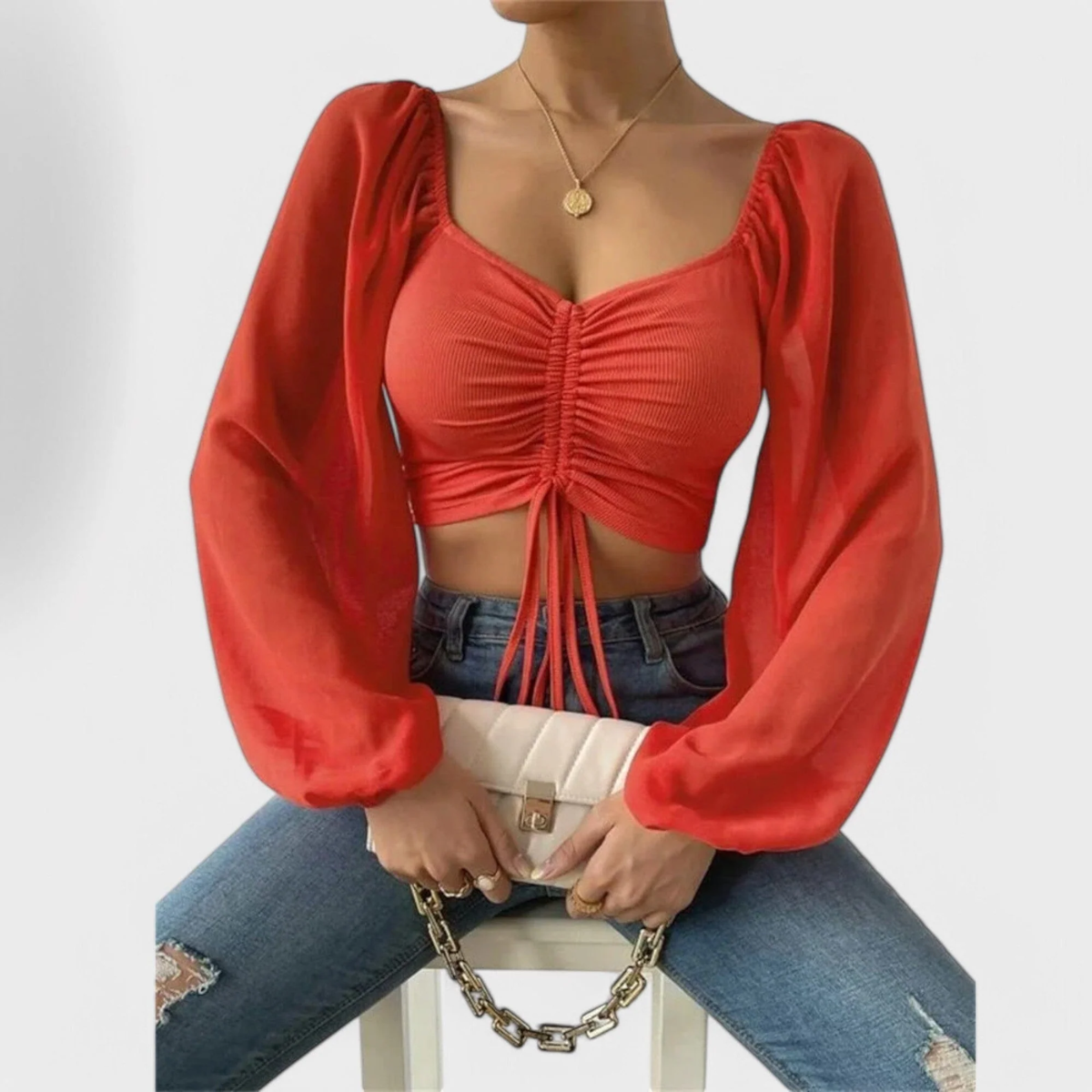 Jacqueline - Blusa Versátil para la Noche