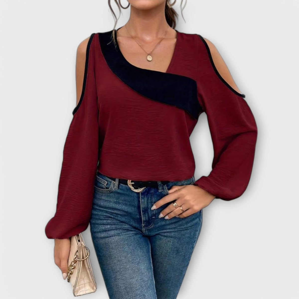 Blusa Moderna con Estampado de Leopardo