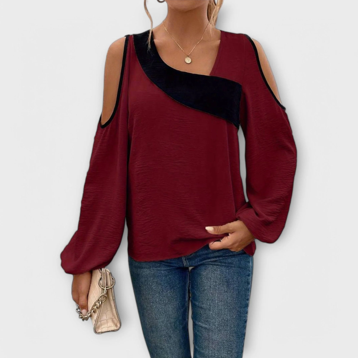 Blusa Moderna con Estampado de Leopardo