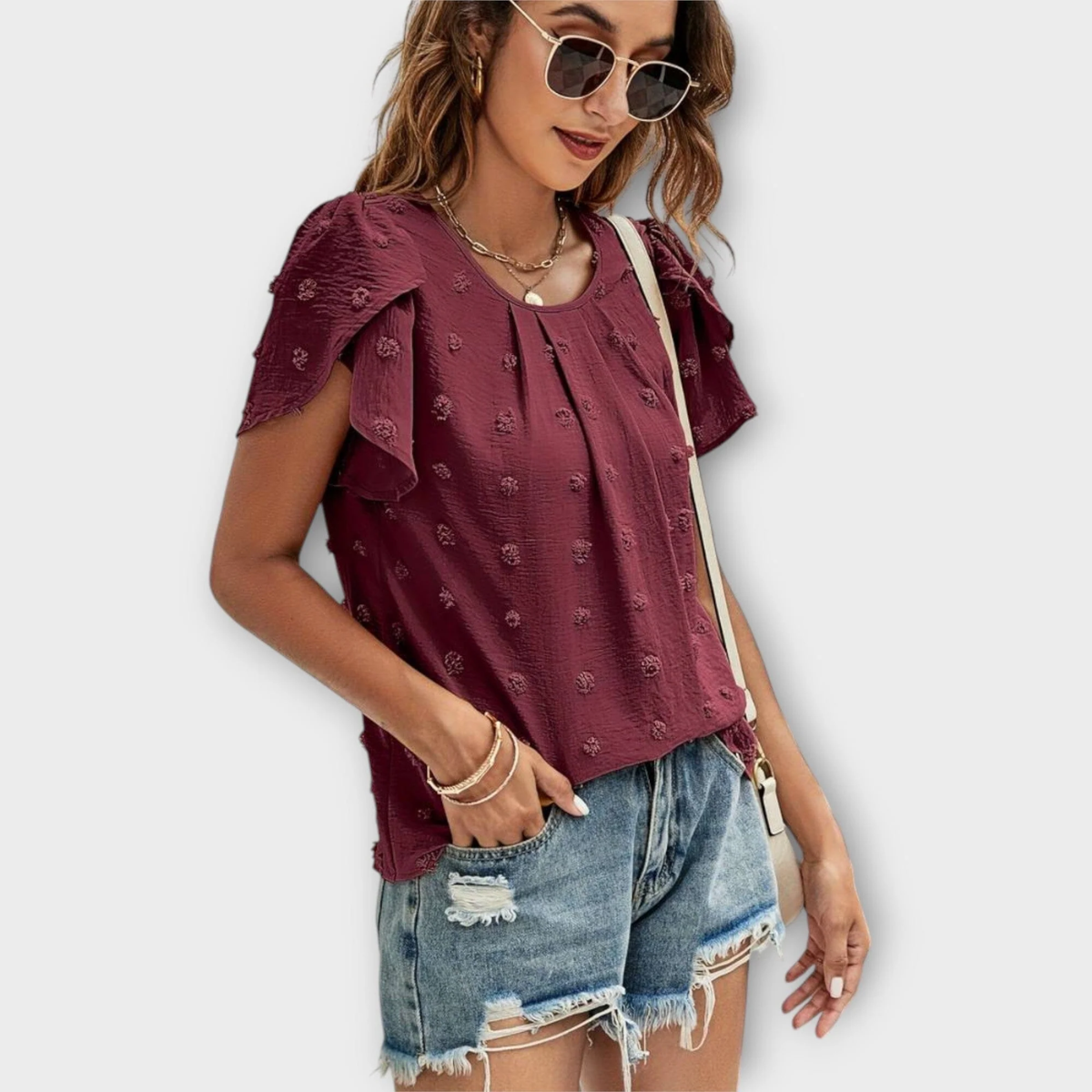 Charlotte - La Blusa Perfecta de Polka Dot