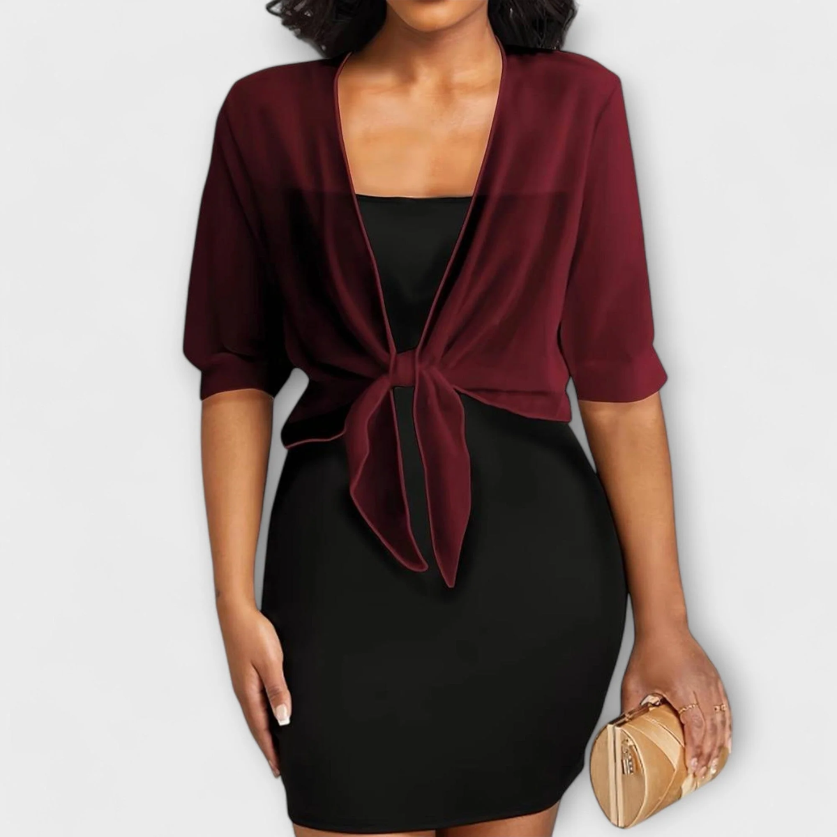 Olivia - Blusa con Frente Abierto