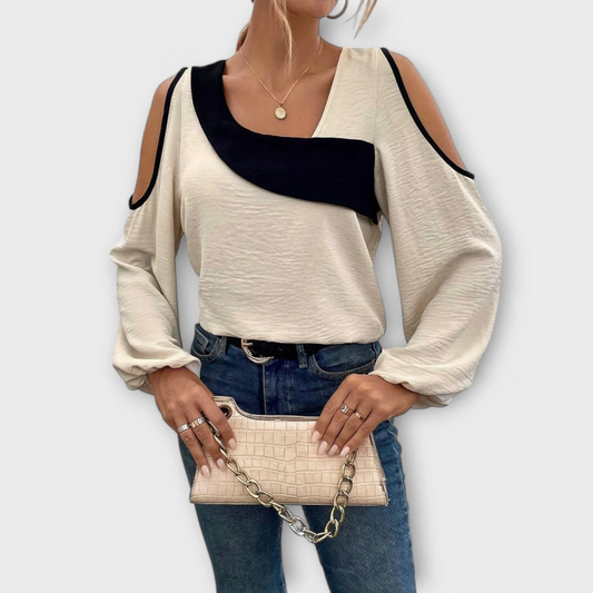 Blusa Moderna con Estampado de Leopardo