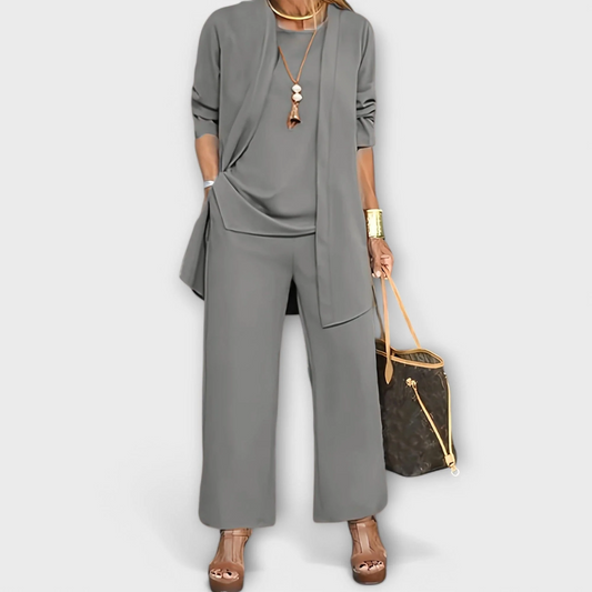 Sophia - Conjunto Casual de Tres Piezas
