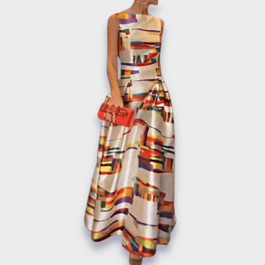 Babette – Vestido largo de tejido premium