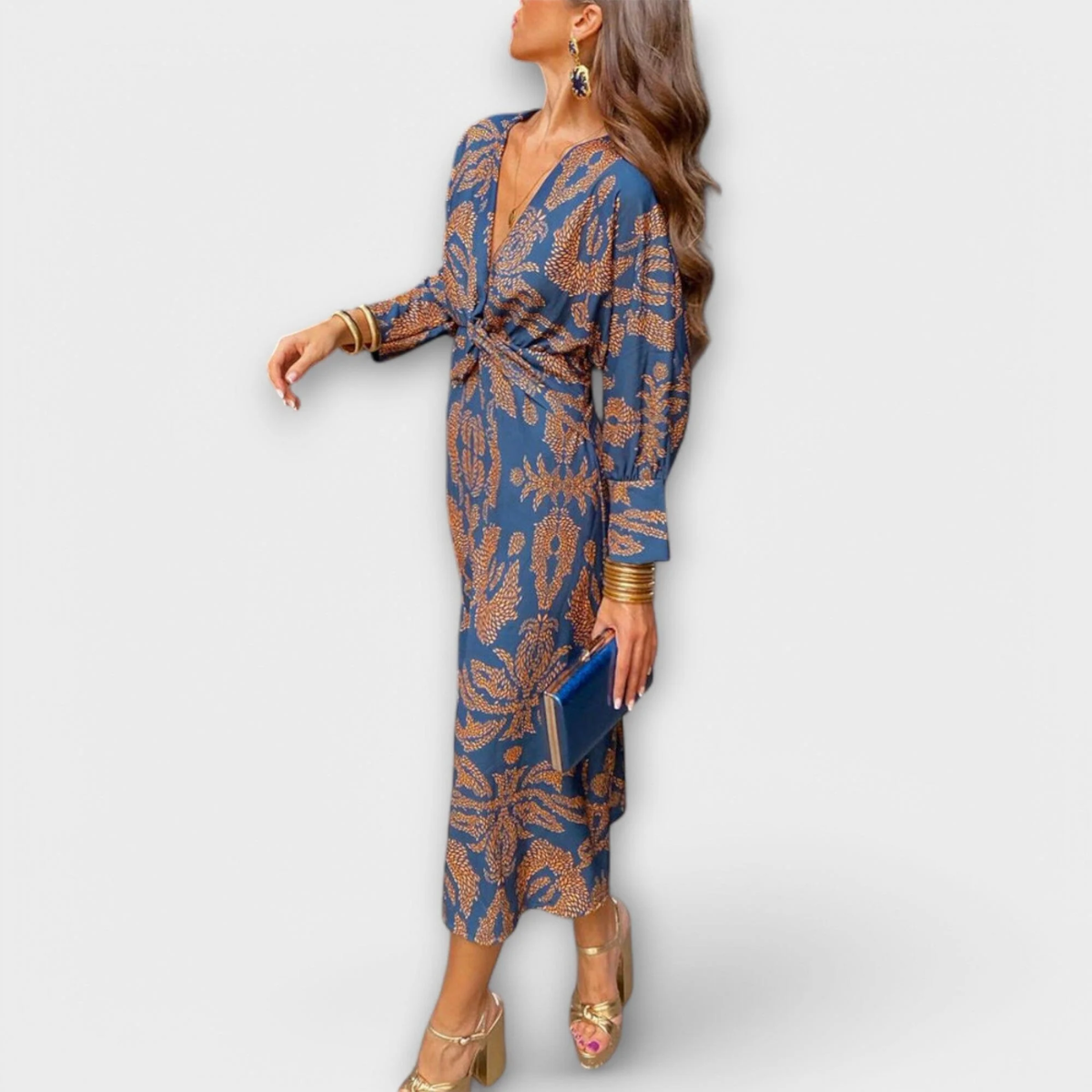 Oriana – Elegante vestido de manga larga