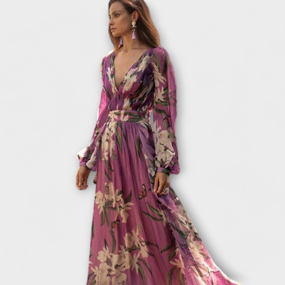 Vestido largo elegante de alta calidad
