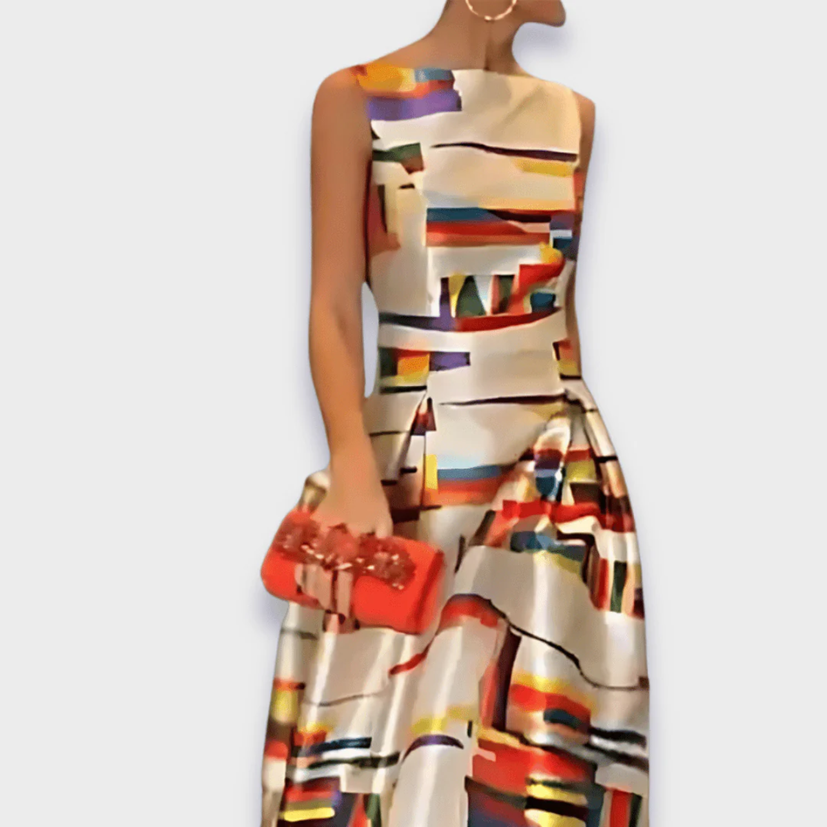 Babette – Vestido largo de tejido premium