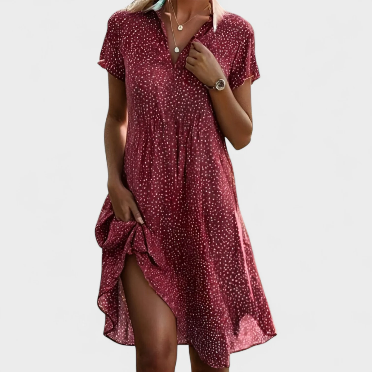 Elia - Robe midi élégante