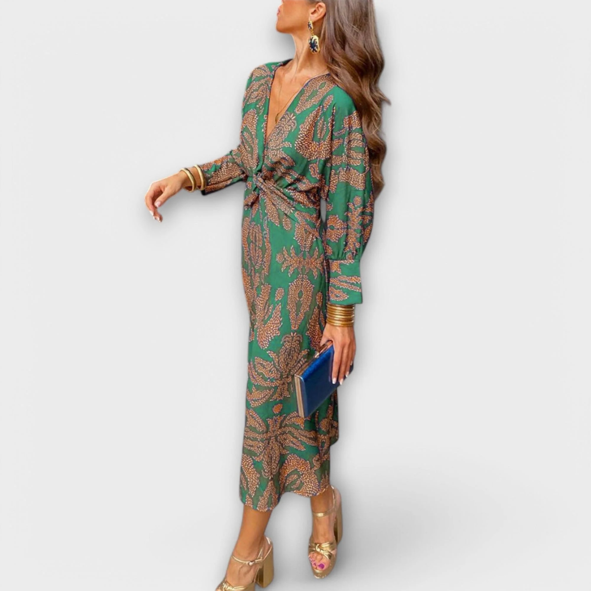 Oriana – Elegante vestido de manga larga