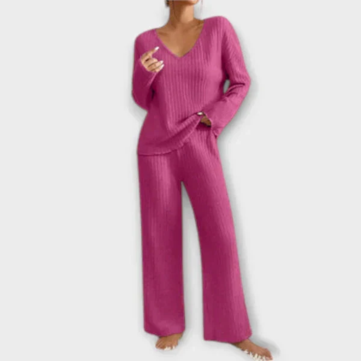 Conjunto de Lounge Acanalado