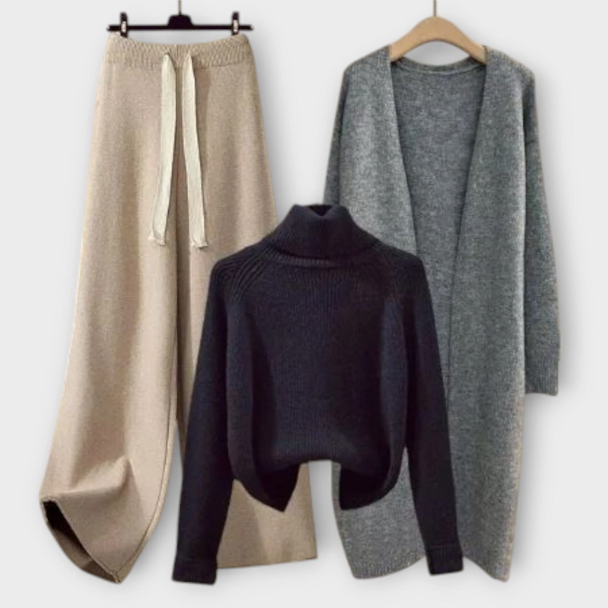Flair. – Conjunto Casual de 3 Piezas