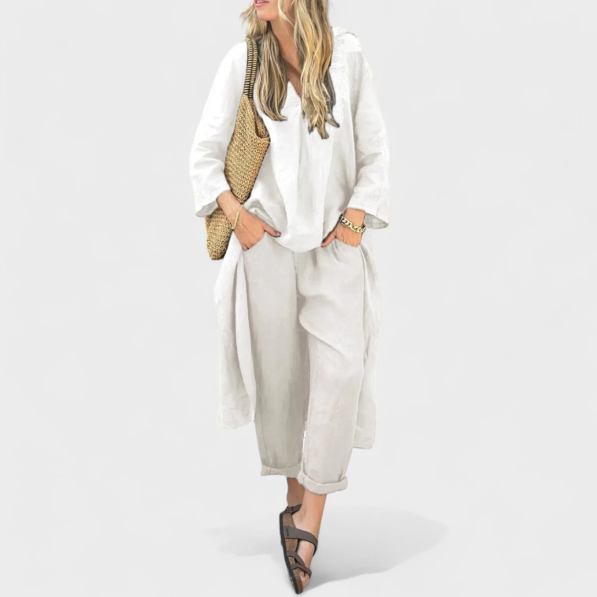Soléa – Conjunto de lino para días con estilo