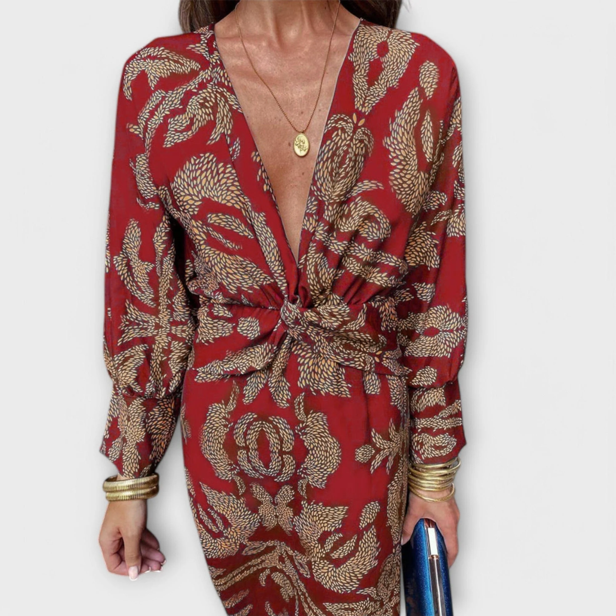 Oriana – Elegante vestido de manga larga